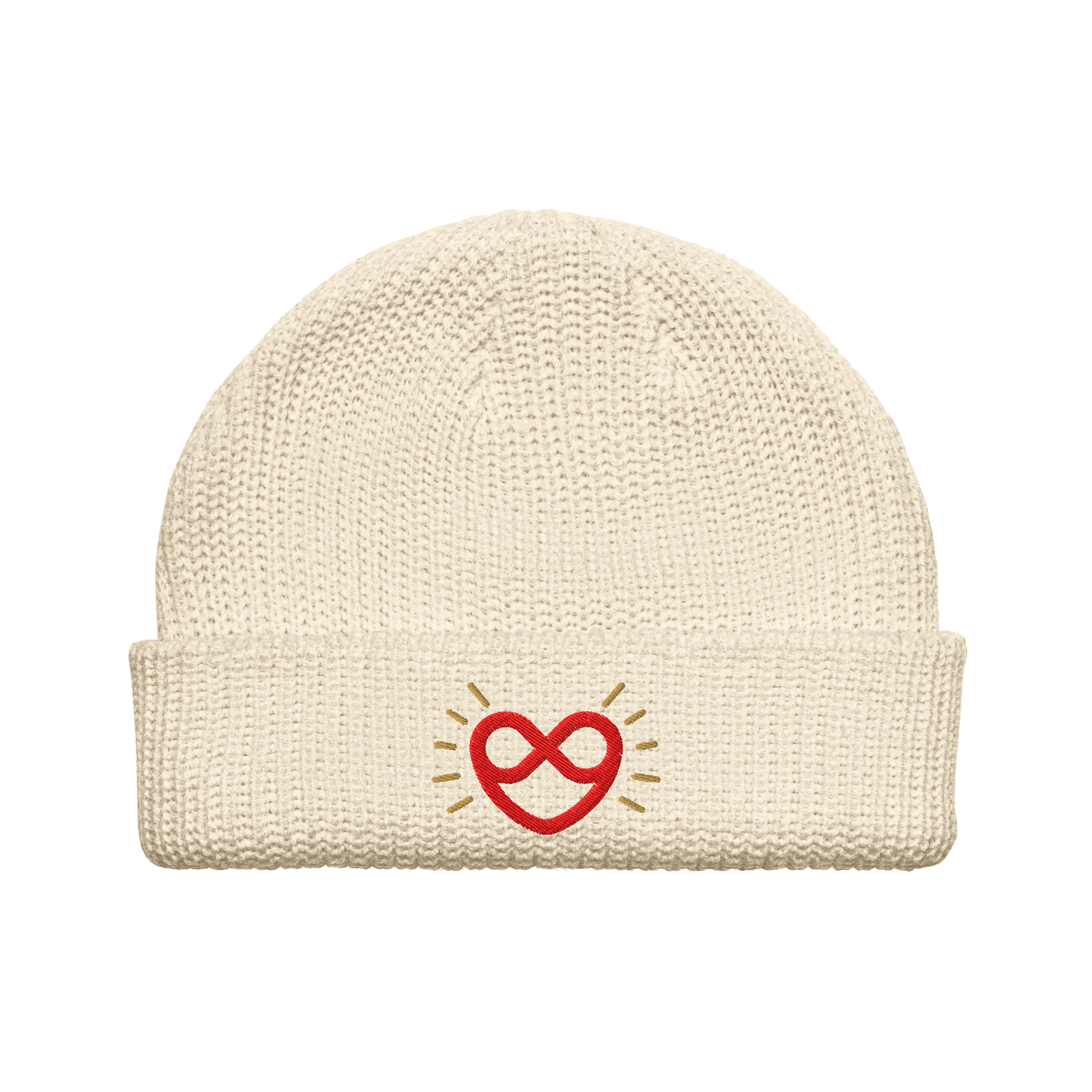 "Infinite Heart" Ribbed Beanie