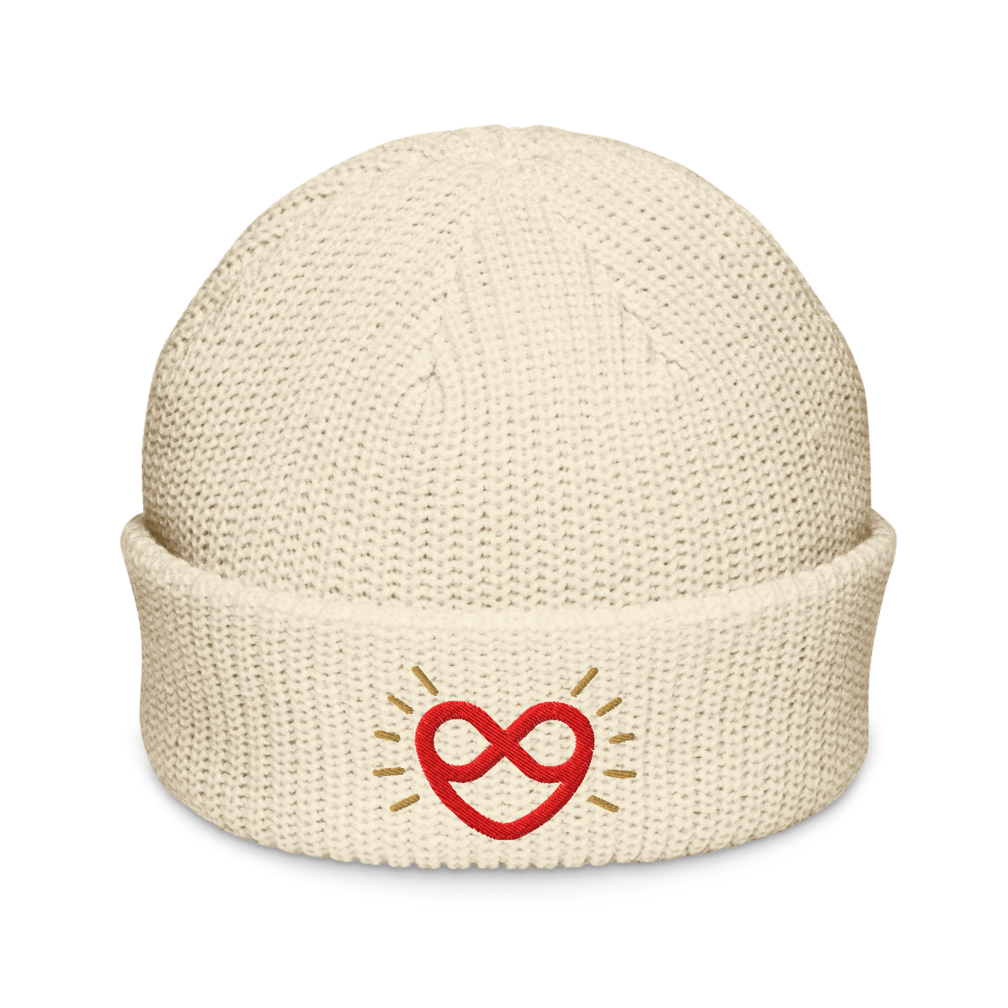 "Infinite Heart" Ribbed Beanie