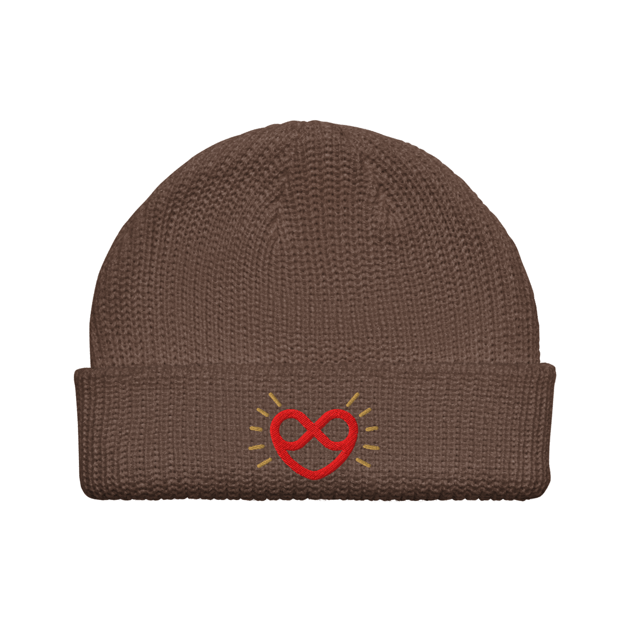 "Infinite Heart" Ribbed Beanie