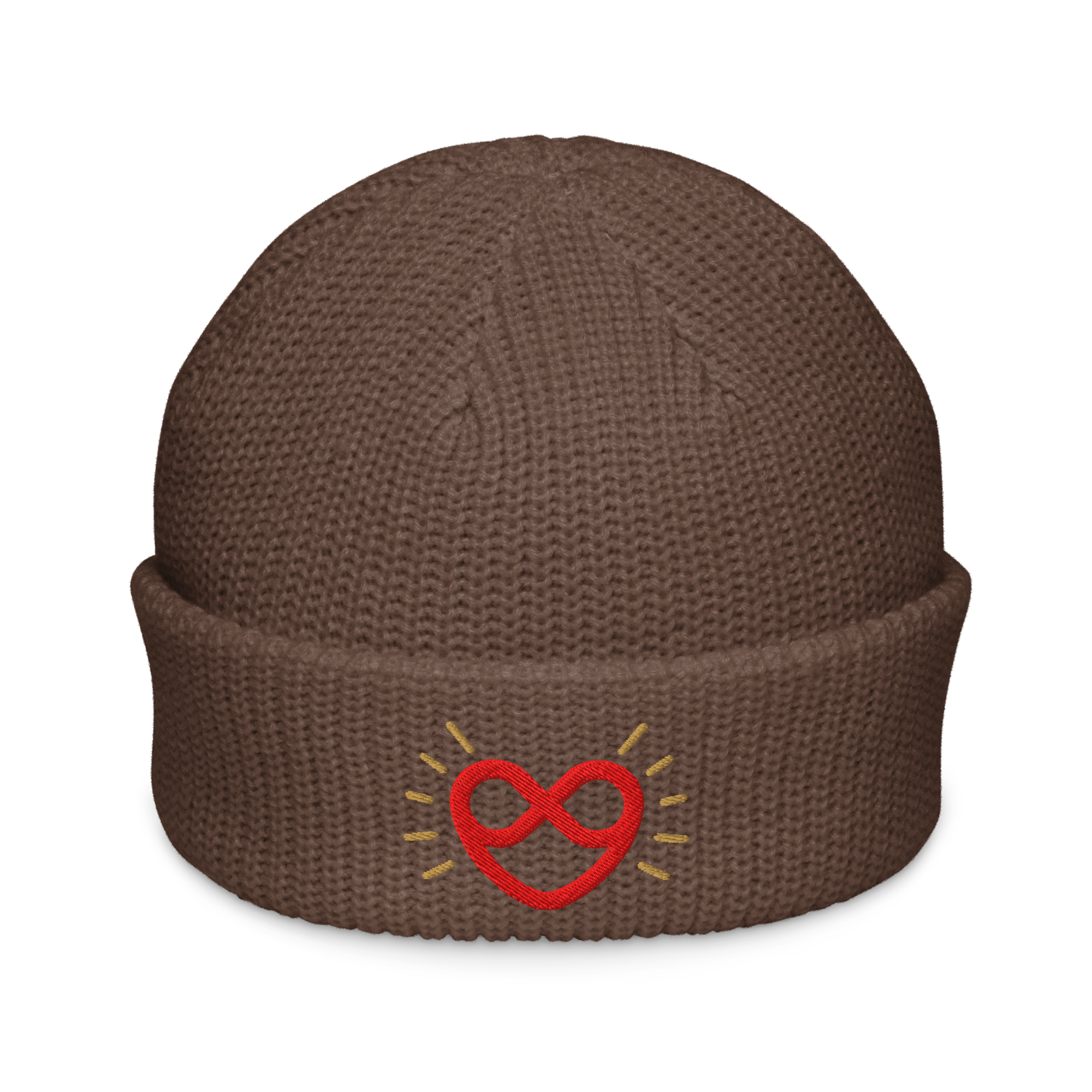 "Infinite Heart" Ribbed Beanie
