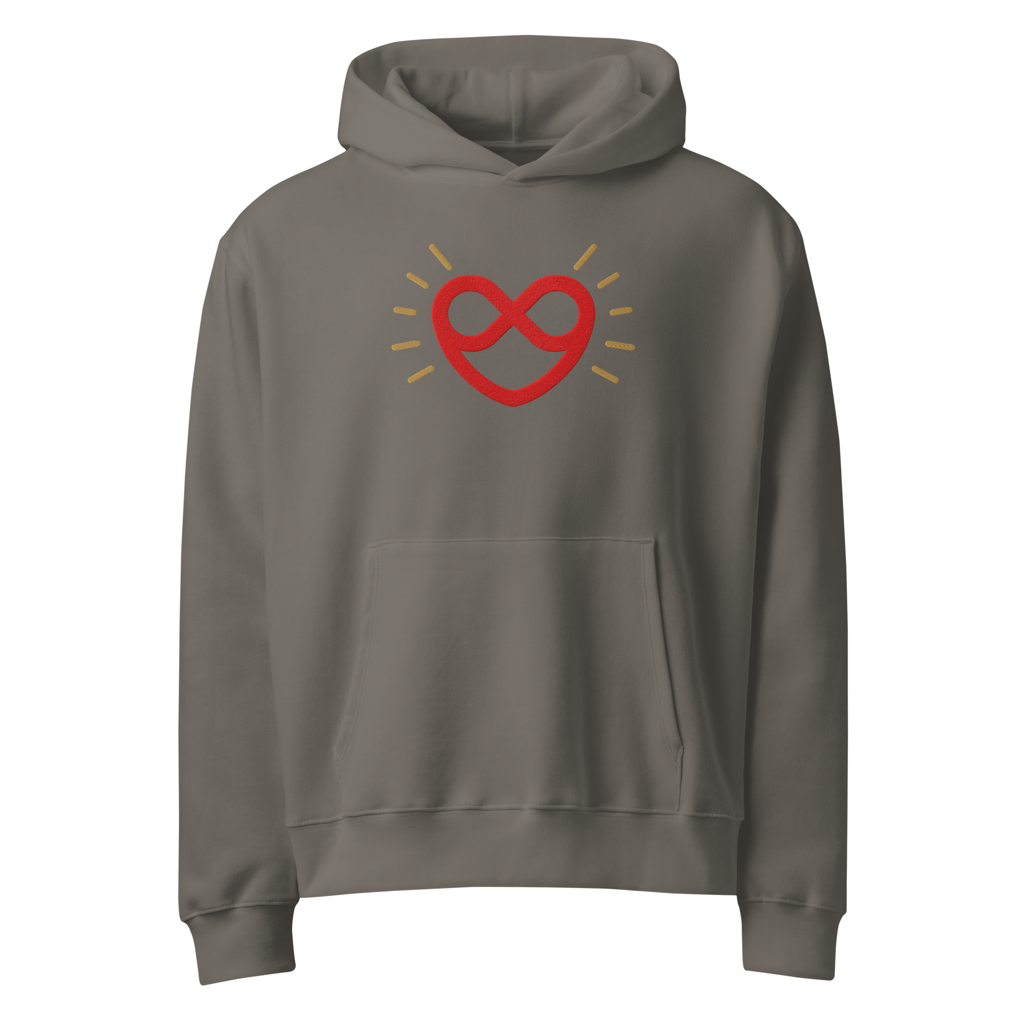"Infinite Heart" Signature Embroidered Heavyweight Hoodie