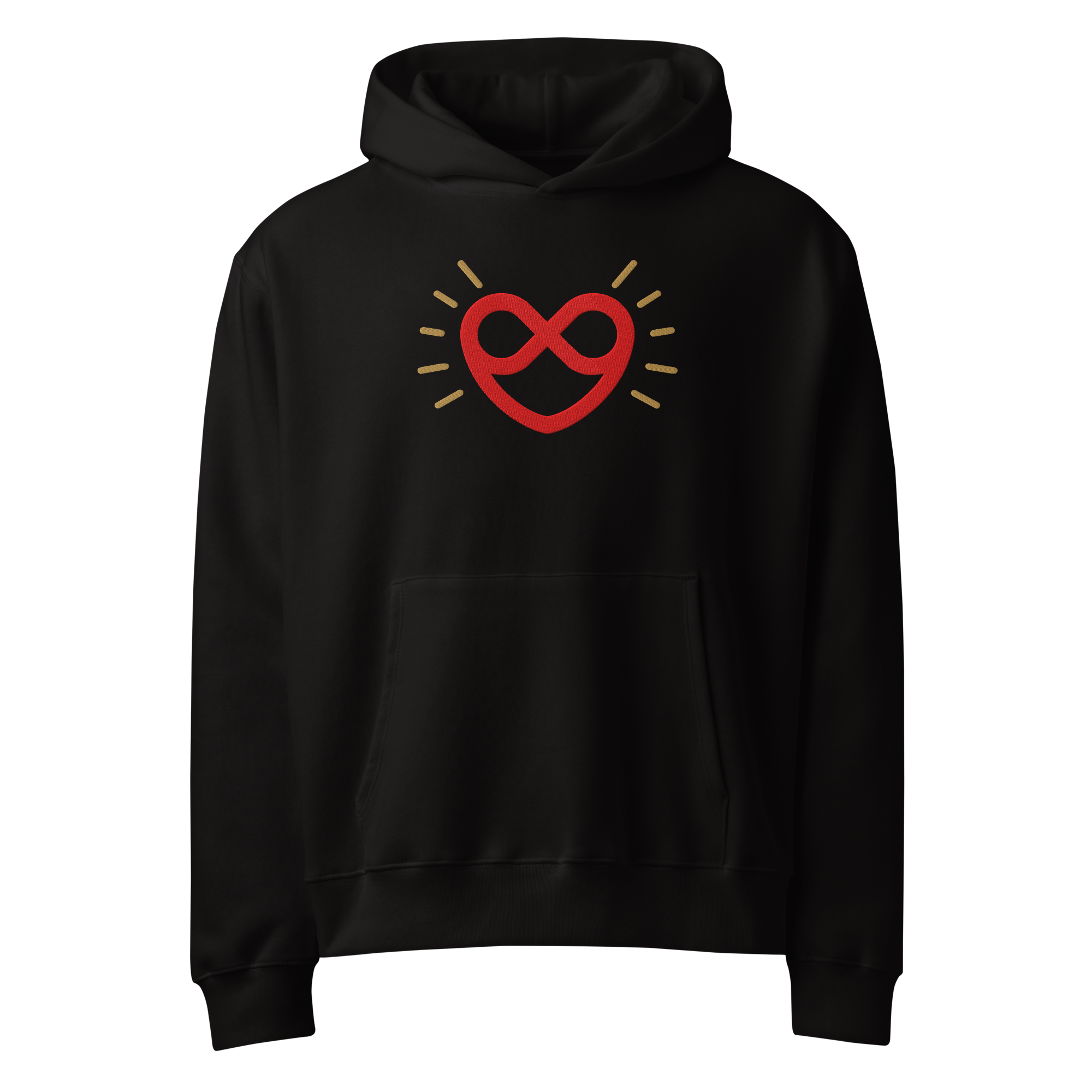 "Infinite Heart" Signature Embroidered Heavyweight Hoodie