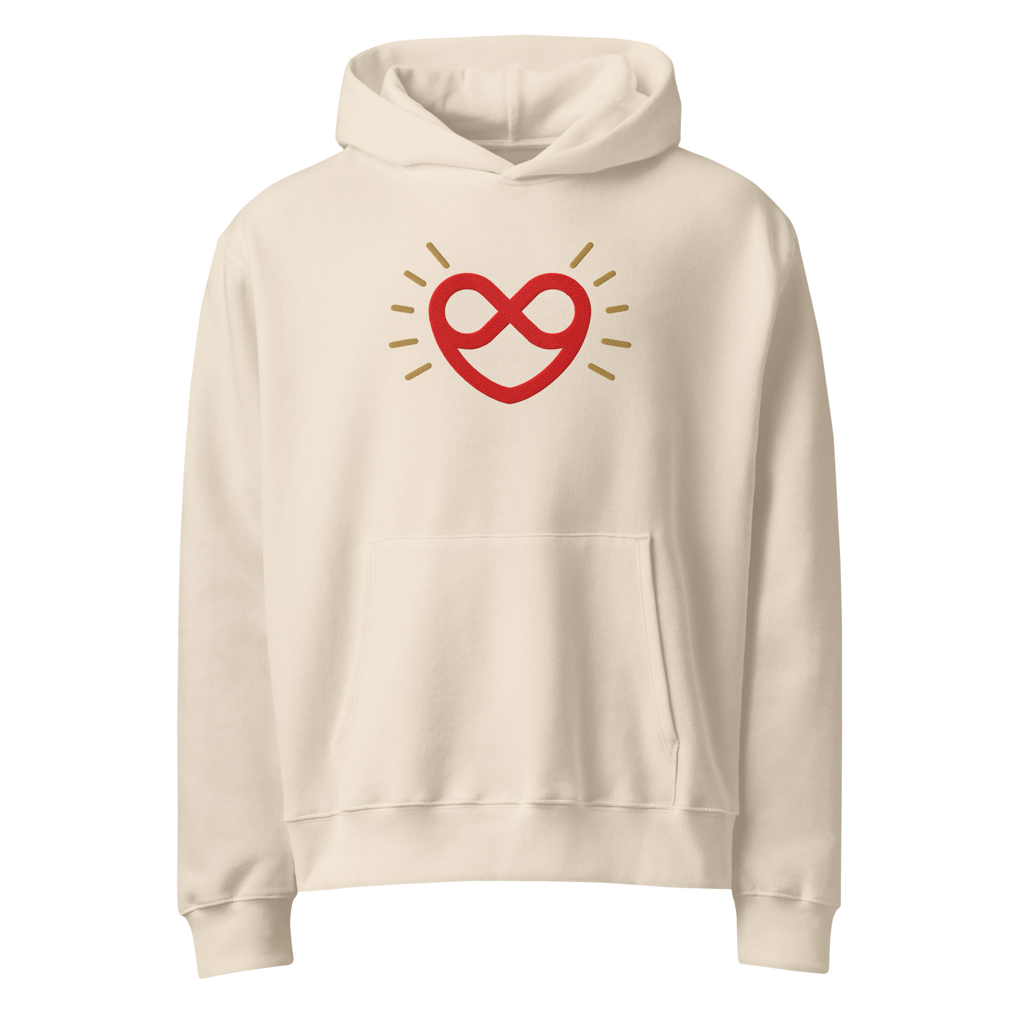 "Infinite Heart" Signature Embroidered Heavyweight Hoodie