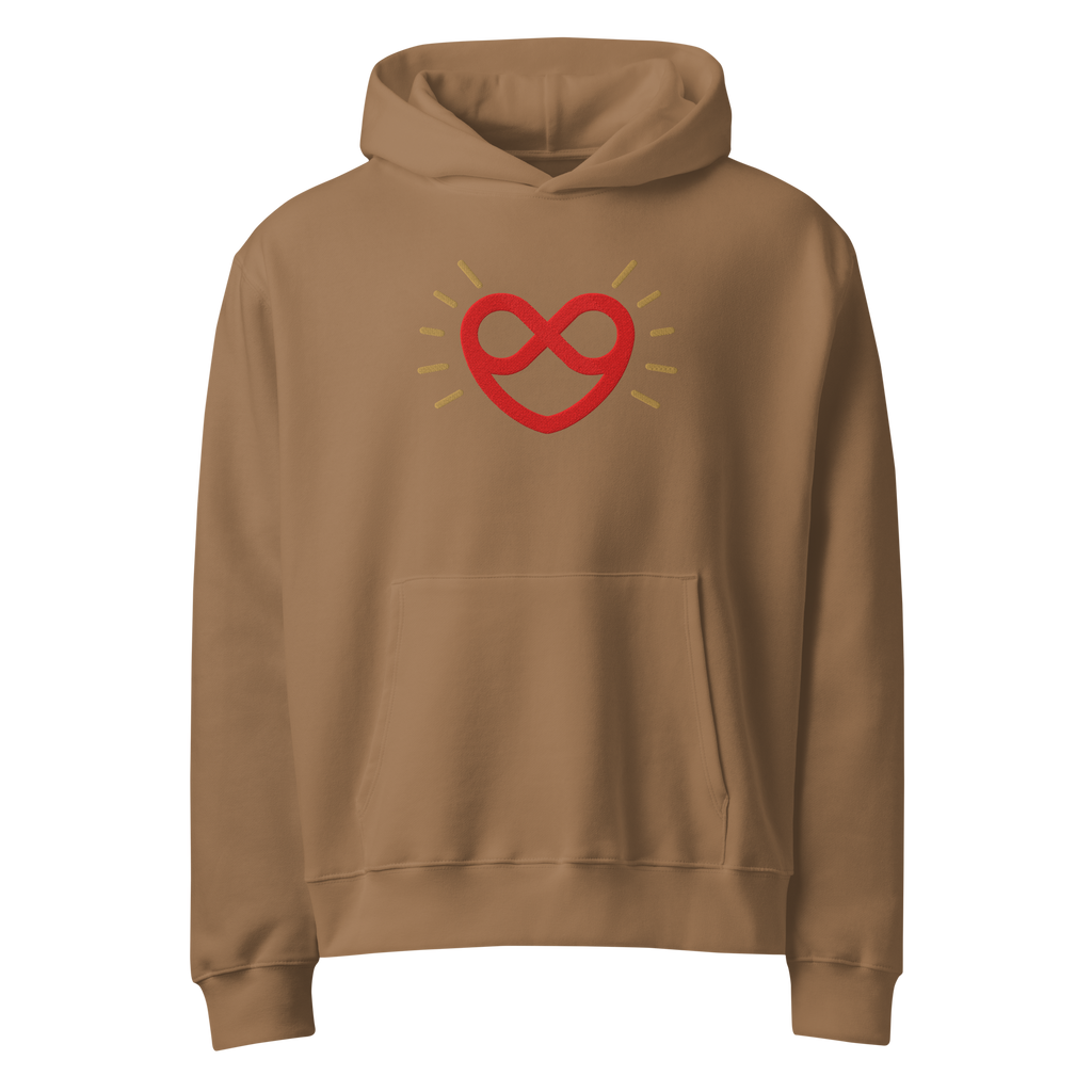 "Infinite Heart" Signature Embroidered Heavyweight Hoodie